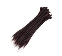ZOAPDEBCE Nastro di estensione dei capelli umani, Ciocche Capelli Capelli naturali all'uncinetto Capelli Dreadlocks fatti a mano Capelli intrecciati sintetici for donne e uomini(4)(4)