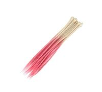 ZOAPDEBCE Nastro di estensione dei capelli umani, Ciocche Capelli Capelli naturali all'uncinetto Capelli Dreadlocks fatti a mano Capelli intrecciati sintetici for donne e uomini(4)(Z2 17)