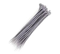 ZOAPDEBCE Nastro di estensione dei capelli umani, Ciocche Capelli Capelli naturali all'uncinetto Capelli Dreadlocks fatti a mano Capelli intrecciati sintetici for donne e uomini(4)(1 UK)