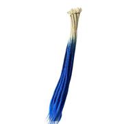 ZOAPDEBCE Nastro di estensione dei capelli umani, Ciocche Capelli Capelli naturali all'uncinetto Capelli Dreadlocks fatti a mano Capelli intrecciati sintetici for donne e uomini(4)(Z2 22)