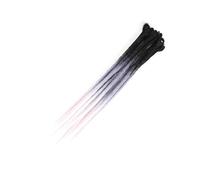 ZOAPDEBCE Nastro di estensione dei capelli umani, Ciocche Capelli Capelli naturali all'uncinetto Capelli Dreadlocks fatti a mano Capelli intrecciati sintetici for donne e uomini(4)(Z3 16)