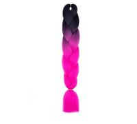 ZOAPDEBCE Nastro di estensione dei capelli umani, Estensione dei capelli all'uncinetto a treccia jumbo da 24 pollici da 100G for trecce Capelli intrecciati arcobaleno Capelli sintetici preallungati fo