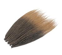 ZOAPDEBCE Nastro di estensione dei capelli umani, Estensioni dei capelli Dreadlock sintetici fatti a mano Trecce lunghe all'uncinetto da 24-36 pollici Dreadlock morbidi naturali dritti (#4_24INCH)(T27