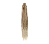 ZOAPDEBCE Nastro di estensione dei capelli umani, Estensioni Dreadlock a 5 fili Capelli fatti a mano all'uncinetto Sintetici 24 pollici Estensione Trecce all'uncinetto for capelli Dreadlocks da donna(