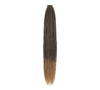 ZOAPDEBCE Nastro di estensione dei capelli umani, Estensioni Dreadlock a 5 fili Capelli fatti a mano all'uncinetto Sintetici 24 pollici Estensione Trecce all'uncinetto for capelli Dreadlocks da donna(