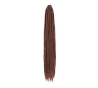 ZOAPDEBCE Nastro di estensione dei capelli umani, Estensioni Dreadlock a 5 fili Capelli fatti a mano all'uncinetto Sintetici 24 pollici Estensione Trecce all'uncinetto for capelli Dreadlocks da donna(