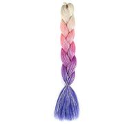 ZOAPDEBCE Nastro di estensione dei capelli umani, Estensioni Jumbo Trecce Sintetiche Glitter da 24 pollici Scintillante Arcobaleno Intrecciare i Capelli for le Donne Acconciatura Fai da Te(H1)(H59)