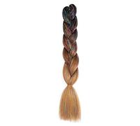 ZOAPDEBCE Nastro di estensione dei capelli umani, Estensioni Jumbo Trecce Sintetiche Glitter da 24 pollici Scintillante Arcobaleno Intrecciare i Capelli for le Donne Acconciatura Fai da Te(H1)(H47)