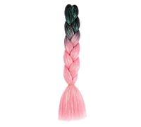 ZOAPDEBCE Nastro di estensione dei capelli umani, Estensioni Jumbo Trecce Sintetiche Glitter da 24 pollici Scintillante Arcobaleno Intrecciare i Capelli for le Donne Acconciatura Fai da Te(H1)(H7)