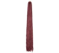 ZOAPDEBCE Nastro di estensione dei capelli umani, Trecce lunghe micro pre-loop Trecce sintetiche da 24 pollici Trecce sottili a scatola piccola Capelli intrecciati all'uncinetto for donne e ragazze(4)