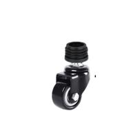 ZOAPDEBCE Ruote sedia da ufficio, Sostituzione ruota universale, tubo tondo tubo quadrato ruota universale 20mm25mm tubo quadrato tubo tondo cuscinetto ruota ruota da tavolo tappo dado domestico(30XM1