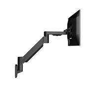 ZOAPDEBCE Stand a doppio monitor, Braccio di supporto for monitor pieghevole a parete Staffa for montaggio a parete for monitor regolabile da 22"-30", può contenere fino a 17,6 libbre(Schwarz)