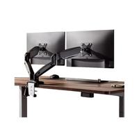 ZOAPDEBCE Stand a doppio monitor, Supporto for doppio monitor da 17"-32" for scrivania, supporto for doppio monitor con molla a gas regolabile, può contenere fino a 19,8 libbre, con 75/100 mm