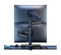 ZOAPDEBCE Stand a doppio monitor, Supporto for doppio monitor da 17-35 pollici, supporto for schermo regolabile for 2 monitor inclinabile/girevole/ruota, supporta fino a 24,2 libbre for braccio con 75