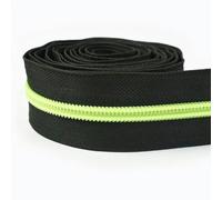 ZOAPDEBCE Tiro con cerniera in metallo ， 1/2/3 Metri 5# Cerniere Nastro for Cucire + Cursore Cerniera Tira Borsa Borsa Cerniere in Nylon Teste Chiusure di Riparazione Accessori FAI DA TE(ZT866-Green)