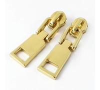 ZOAPDEBCE Tiro con cerniera in metallo ， 5/10/20 Pz 5# LightGold Cursori for cerniere in Nylon Borsa for vestiti Estrattore for zip Kit di riparazione testa Sartoria Strumento Accessori for cucire(ZT