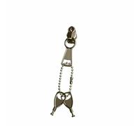 ZOAPDEBCE Tiro con Cerniera in Metallo ， 5/12/30 Pz 5# Testa con Cerniera in Metallo in Lega di Zinco con cursore estrattore con Serratura a Chiave for Bobina in Nylon Borsa for Indumenti Cucito Fai