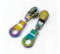 ZOAPDEBCE Tiro con Cerniera in Metallo ， 5 Pezzi cursori for Cerniere for Cerniere in Nylon 5# Nastro Borsa da Cucito Tasca con Cerniera Testa Giacca Kit di Riparazione Vestiti Accessori Fai da Te(Co
