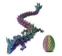 Zobetro Easter Basket Stuffers 3D Printed Dragon Surprise Egg Executive Dragon Fidget Desk Toys Decorative Easter Egg Fillers Easter Gifts
