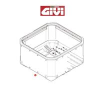 ZOBKN42AFM GIVI Fondo montato in alluminio naturale per OBKN42A