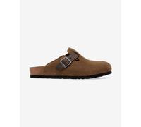 Zoccoli Birkenstock Boston BS Mixed Leather Stretti marrone scuro - 40