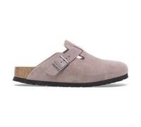 Zoccoli Birkenstock Boston Suede Leather Violet 42 Stretto