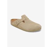Zoccoli Birkenstock Boston Suede Stretto verde cachi - 45