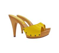Zoccoli con Base Mou & FASCIA in Pelle dal 35 al 41 Tacco 11 - K213001 P GIALLO