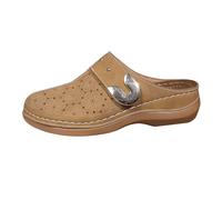 Zoccoli con zeppa da donna, senza lacci, punta chiusa, scarpe ortopediche da donna, vestibilità larga, sandali con zeppa bassa, sandali da passeggio con supporto per arco e cinturino regolabile con