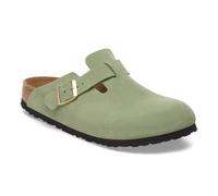 Zoccoli da donna Birkenstock Boston Soft Footbed Suede Leather Vert 39 Stretto