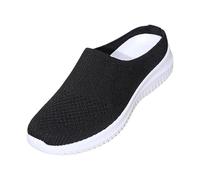Zoccoli da donna estivi, scarpe estive da donna, slip-on sul davanti, chiuse, pantofole ortopediche, suola morbida, sandali e scivoli, in rete, per il tempo libero, per la spiaggia, l'arch supporto, A