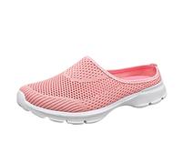 Zoccoli da donna, traspiranti e facili da pulire, pantofole leggere, da giardino, slip-on per attività all'aperto, per il tempo libero, scarpe estive in rete, comode, Colore: rosa., 38 EU
