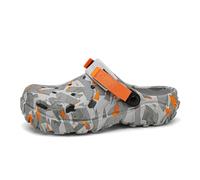 Zoccoli da Giardino da Uomo: Sandali Classici da Spiaggia - Pantofole da Esterno Unisex per Adulti, Acero Arancione, EU 44