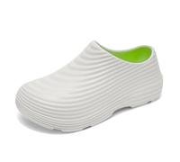 Zoccoli da uomo senza lacci, eleganti ciabatte da bagno, comode scarpe in gomma, leggere, da giardino, unisex, antiscivolo, estive, da cuoco, per il tempo libero, da giardino, vintage, alla moda