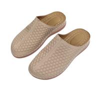 Zoccoli Donna Legno Sandali Ortopediche Comode Ciabatte Antiscivolo Punta Chiusa Moda Sabot Camminare Eleganti con Zeppa Pantofole Traspirante Casual Slip on Bohemia Zoccoli Mare Piscina