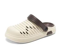 Zoccoli Donna Sabot Estivi Sandali Mare Piscina Ciabatte Giardino Antiscivolo Comode Pantofole Casa Uomo Ragazzo Scarpe Spiaggia Leggere Casual Marrone 39