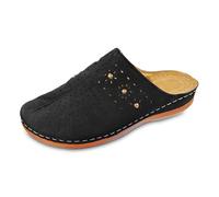 Zoccoli Donna Scarpa da Giardino Pantofola Spiaggia Sandali Clogs Estate Camminata Donna Confortevole Piattaforma Scarpe da Spiaggia Antiscivolo Traspirante Boemia Compensato, Nero 1, 43 EU