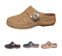 Zoccoli e pantolette da donna, con zeppa, sandali estivi e fiori, per il tempo libero, alla moda, suola solida, scarpe da giardino, sandali comodi da spiaggia, boho traspiranti, sandali da trekking
