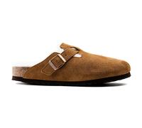 Zoccoli in pelle suède Birkenstock Boston Marron 44