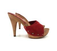Zoccoli Rossi Base Mou Made in Italy 35 al 41 Tacco 11 - K213001 CAM Rosso