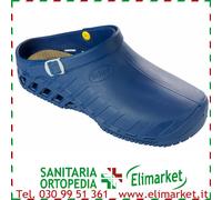 Zoccoli infermiere Dr Scholl blu clog evo gomma scarpe da lavoro 36 37 38 39 40