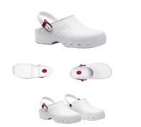 Zoccoli Sanitari Professionali Bianco - Calzuro Light, Cinturino Regolabile | C