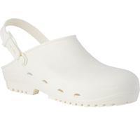 REPOSA Safe - Zoccoli Sanitari Donna e Uomo in Gomma, Ciabatte Sanitarie Anatomiche con Laccetto Regolabile, Suola Antiscivolo e Puntale di Sicurezza in Acciaio, Scarpe Sanitarie Antishock Traspiranti