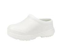 Zoccoli Sanitari, Zoccoli Sanitari Donna e Uomo, Scarpe Infermiere Unisex, Clogs Antiscivolo Zoccolo Cucina Chiuse Ciabatte Infermiera Ortopediche Calzature Infermieri Antinfortunistiche Bianco 36