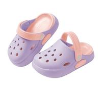 Zoccoli Unisex-Bambini Scarpe delle Pantofole per Ragazzi delle Ragazze Scarpe da Piscina Clogs da Giardino Antiscivolo con Cinturino Regolabile sul Tallone Ciabatte Estive Sandali