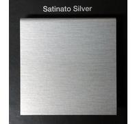 Zoccolino Battiscopa Allurivest-K mdf 96x16mm M2 vero alluminio in 8 colori
