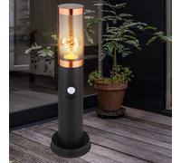 Zoccolo Außenstehlampe Lampada da Giardino Sensore di Movimento Inox LED H 45cm [EEK: E]