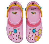 Zoccolo Crocs Super Mario Princess Peach Classic Platform rosa 7 Jibbitz...