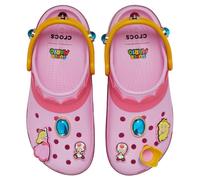Zoccolo Crocs Super Mario Princess Peach Classic Platform rosa 7 Jibbitz tagl...