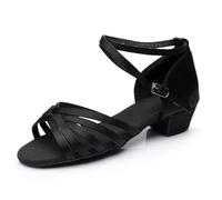Zoccolo da giardino - Scarpa da spiaggia da ballo latino e tango per ragazze con suola piatta e flangia intrecciata, allenamento spettacoli ed estate leggeri morbidi e confortevoli base